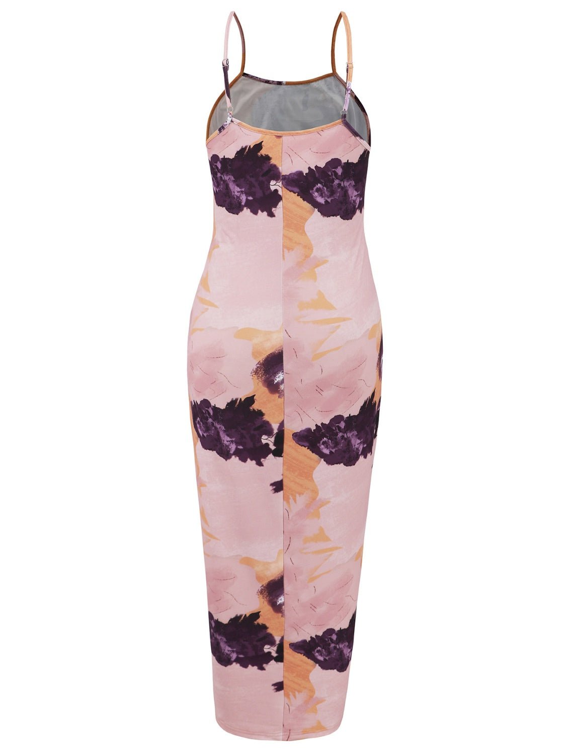 Printed Spaghetti Strap Cami Dress - NUTRAL ATTIRE