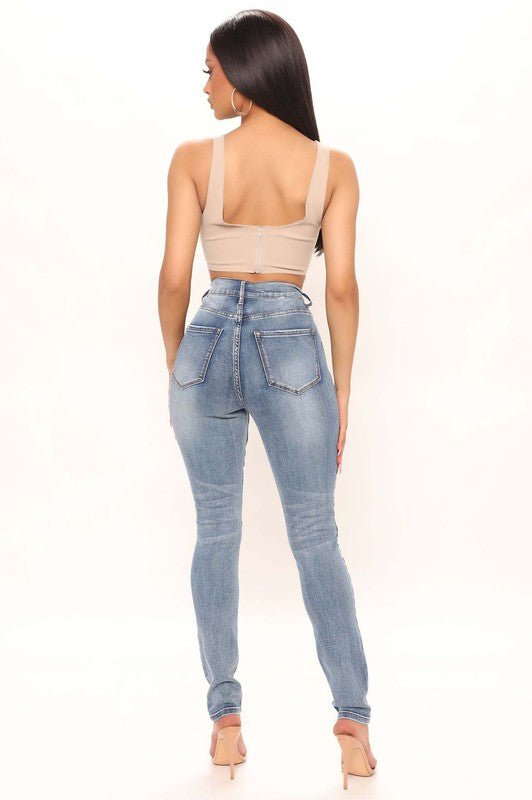 SEXY DENIM SKINBY JEAN - NUTRAL ATTIRE