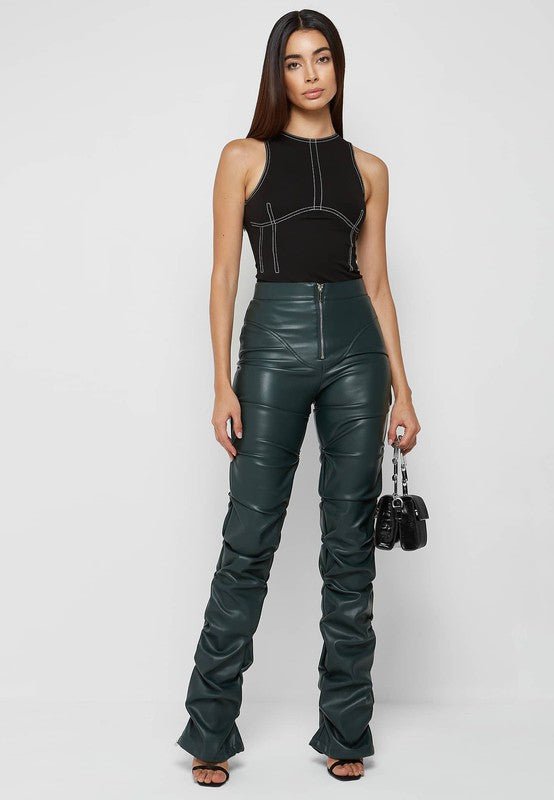 SEXY PU LEATHER PANTS - NUTRAL ATTIRE