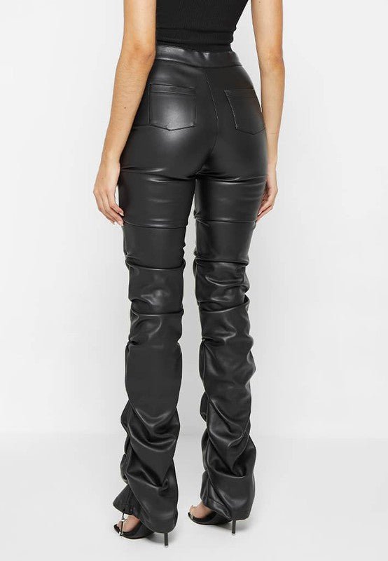 SEXY PU LEATHER PANTS - NUTRAL ATTIRE