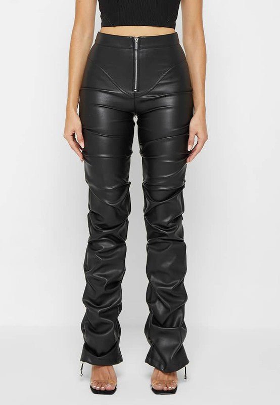 SEXY PU LEATHER PANTS - NUTRAL ATTIRE