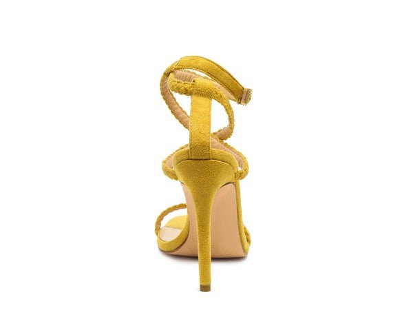 SHERRI SUEDE STILETTO SLING - BACK SANDAL - NUTRAL ATTIRE