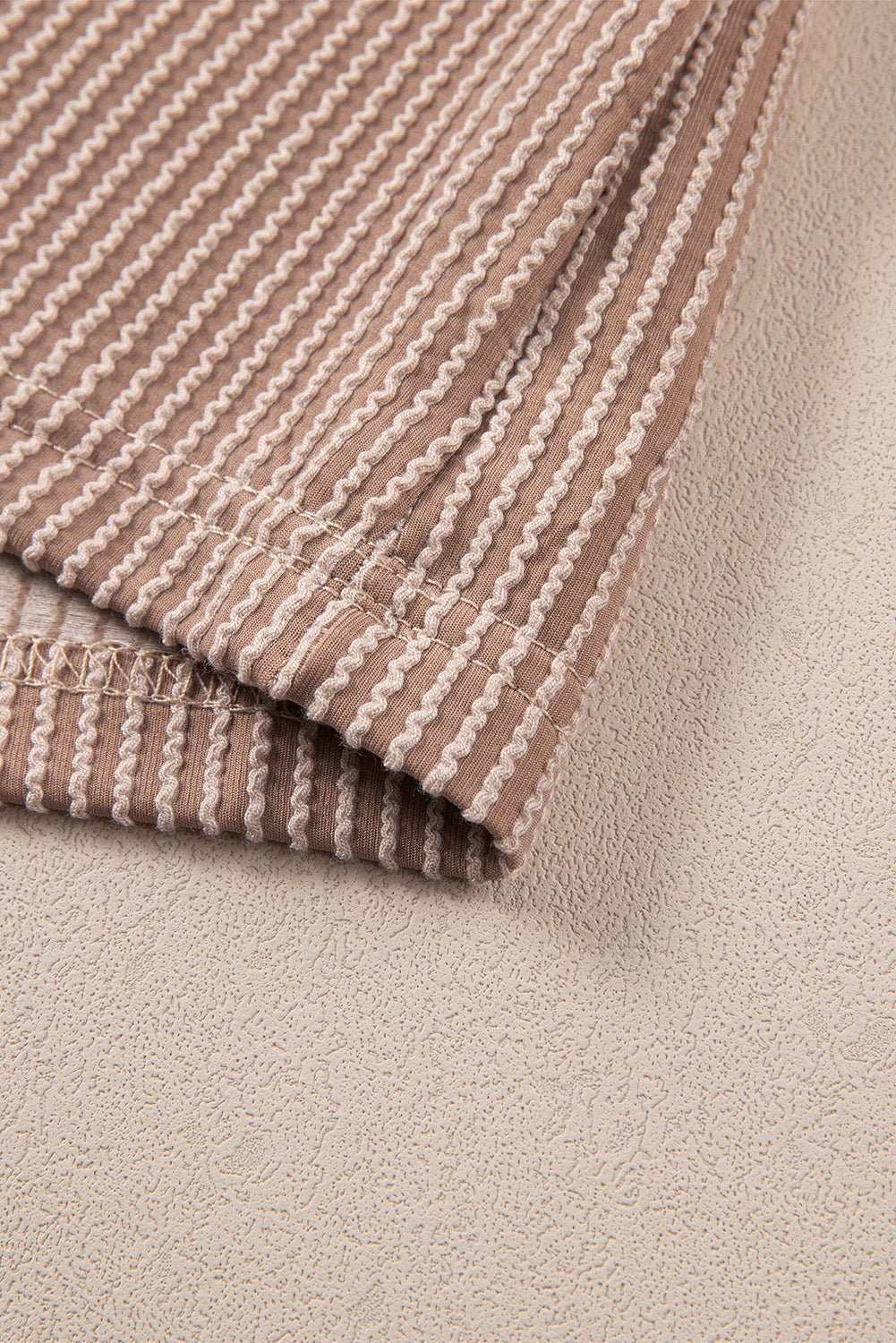 Smoke Gray Corded Sleeveless Top and Pocketed Shorts Set - NUTRAL ATTIRE