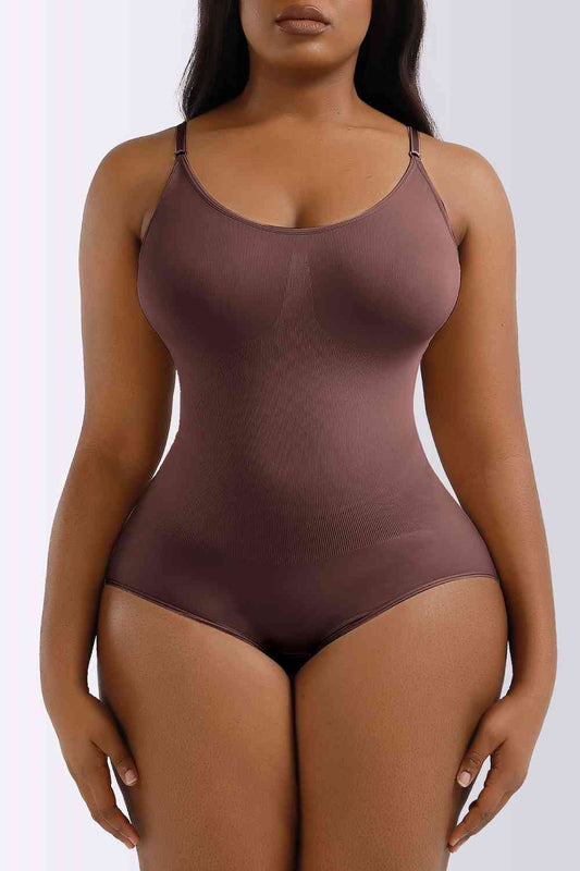 Spaghetti Strap Shaping Bodysuit - NUTRAL ATTIRE