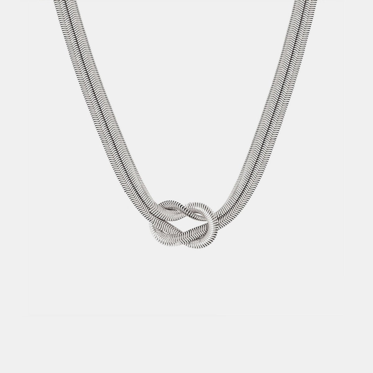 Titanium Steel Knot Necklace - NUTRAL ATTIRE