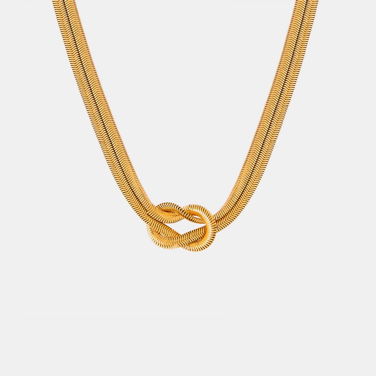 Titanium Steel Knot Necklace - NUTRAL ATTIRE