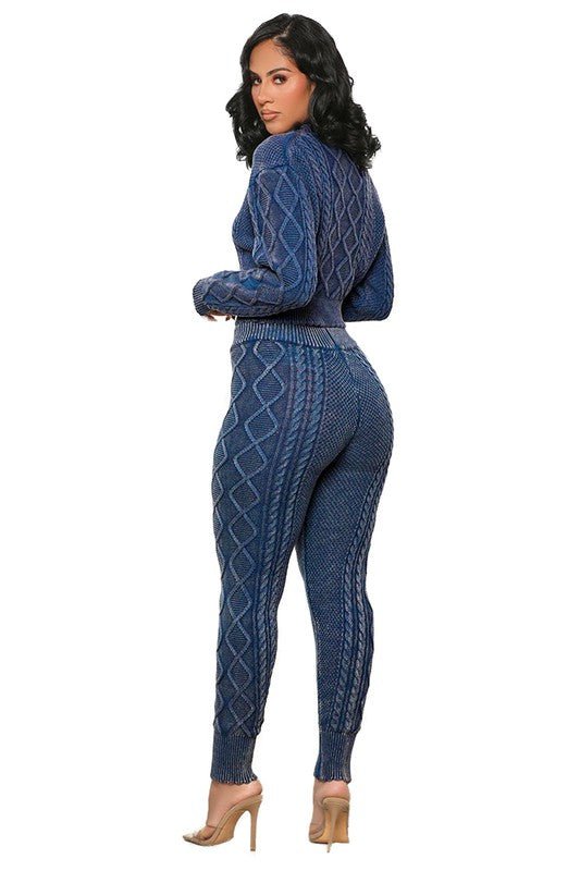 WOMEN FASHION 2PCS SWEATER PANTS SET - NUTRAL ATTIRE