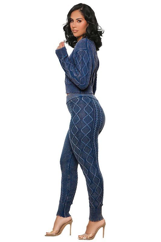 WOMEN FASHION 2PCS SWEATER PANTS SET - NUTRAL ATTIRE