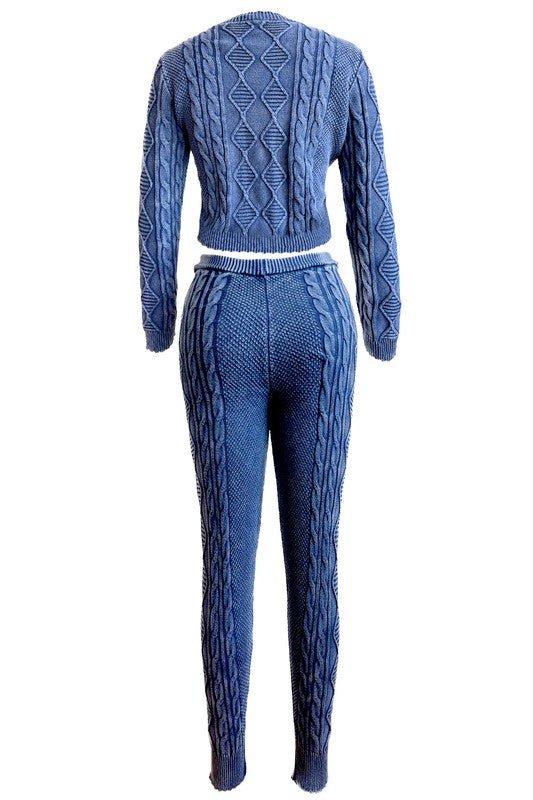 WOMEN FASHION 2PCS SWEATER PANTS SET - NUTRAL ATTIRE