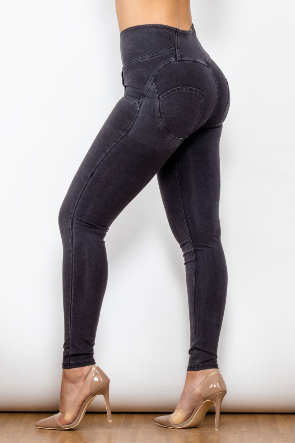 Zip Closure Skinny Jeans - NUTRAL ATTIRE