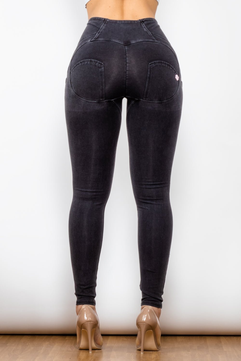 Zip Closure Skinny Jeans - NUTRAL ATTIRE